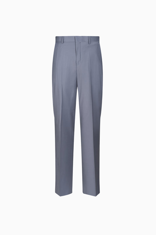 Wide-leg Trousers - Serenity Blue